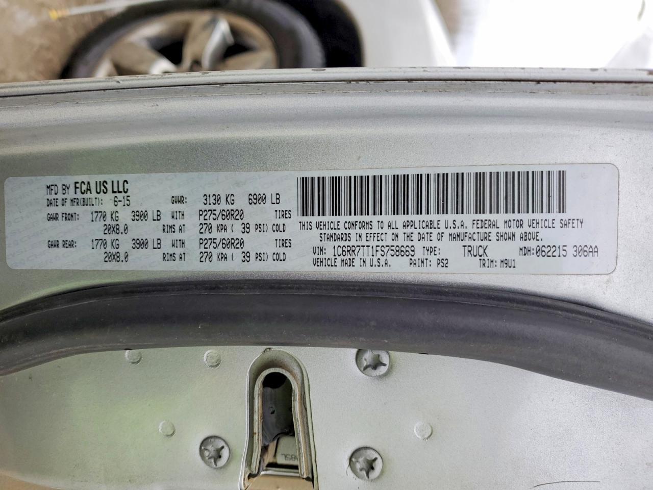 2015 Dodge RAM 1500 SLT