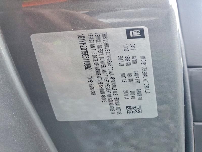 2016 Chevrolet Corvette Stingray Z51 1LT