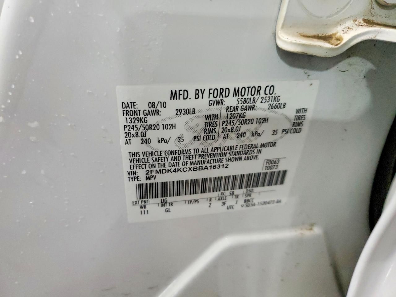 2011 Ford Edge Limited