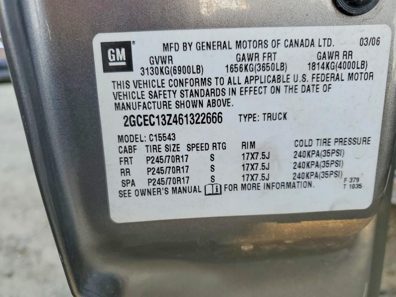 2006 Chevrolet Silverado C1500