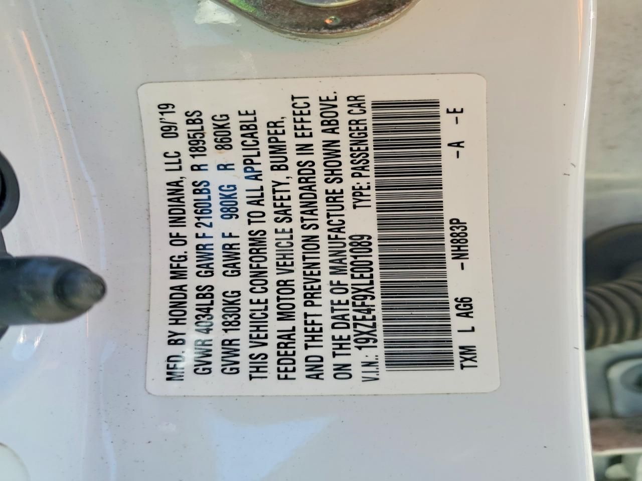 2020 Honda Insight Touring