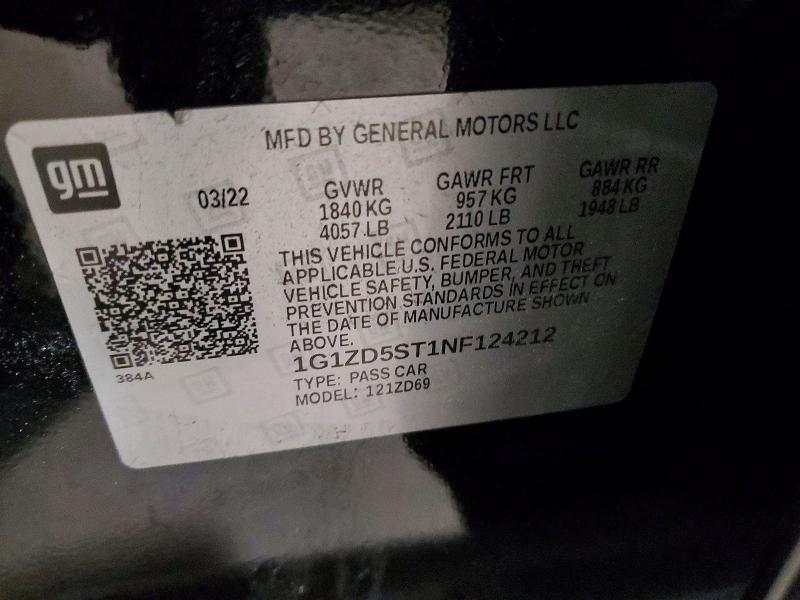 2022 Chevrolet Malibu lt