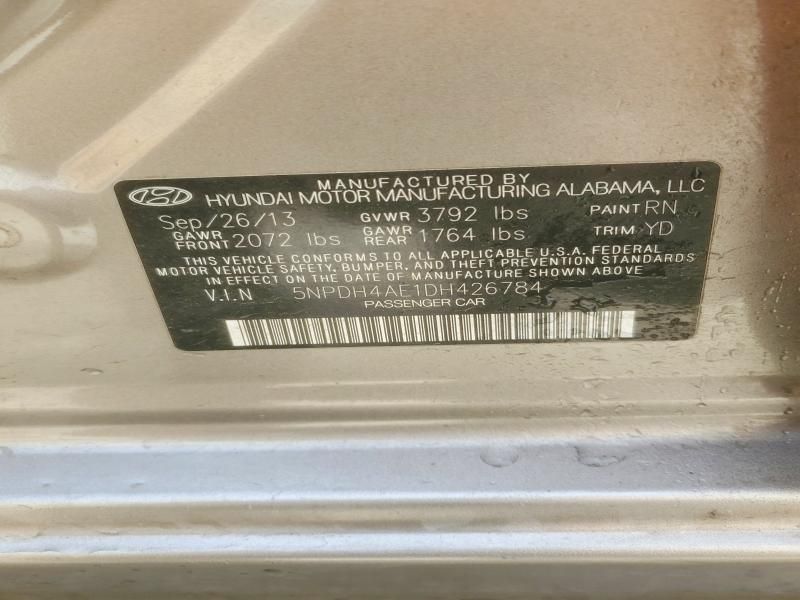 2013 Hyundai Elantra gls