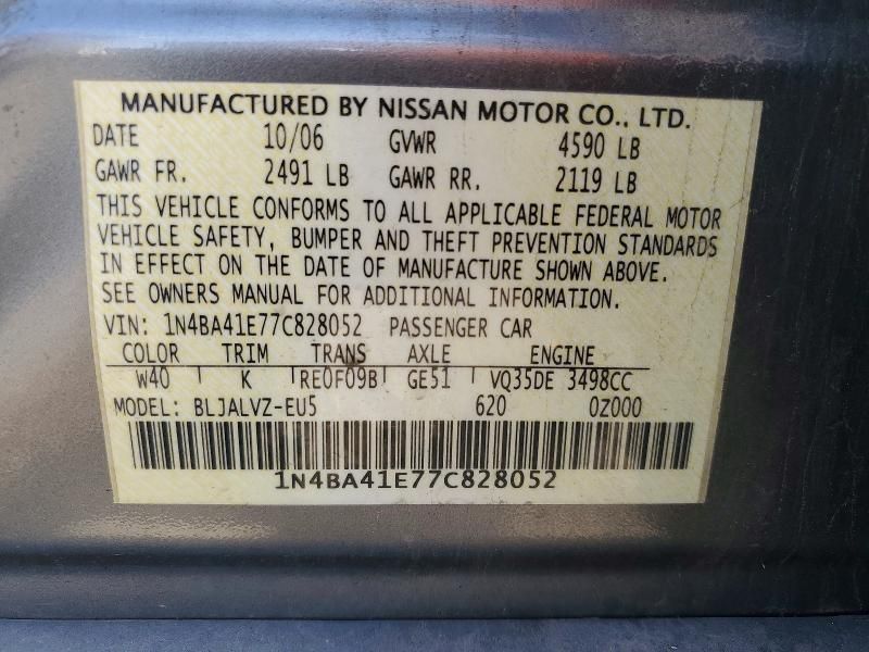 2007 Nissan Maxima se