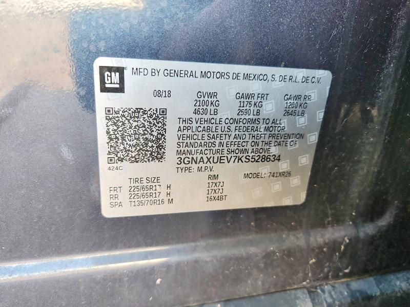 2019 Chevrolet Equinox lt