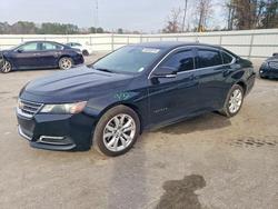 Salvage cars for sale from Copart Dunn, NC: 2019 Chevrolet Impala lt