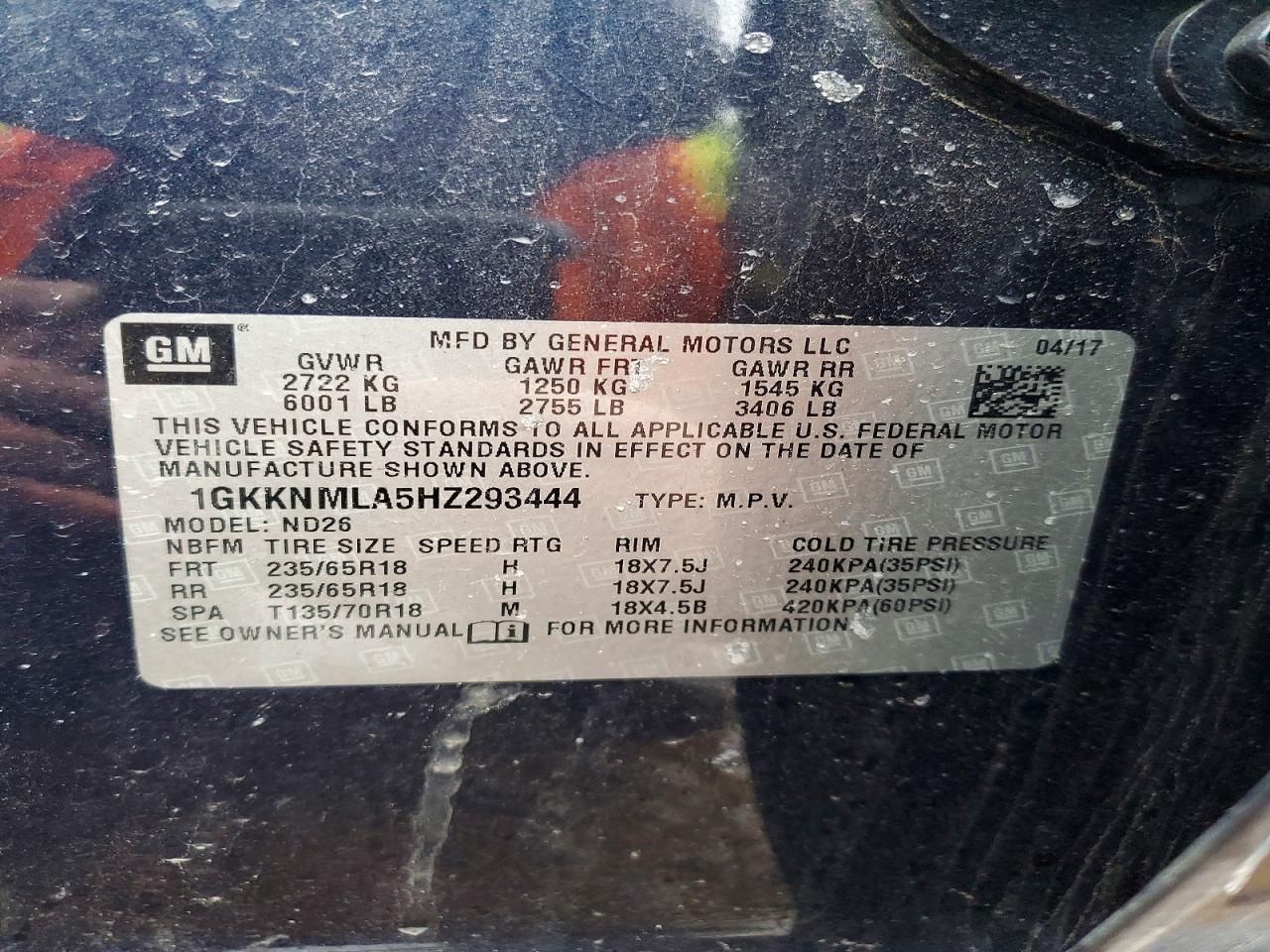 2017 GMC Acadia Slt-1