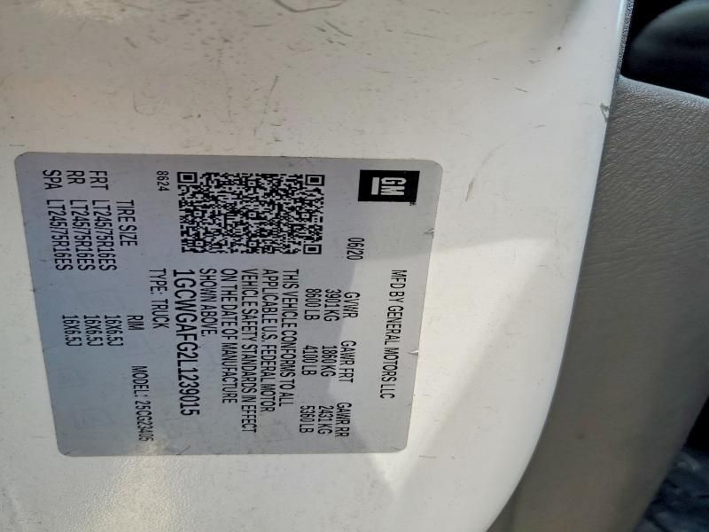 2020 Chevrolet Express G2500