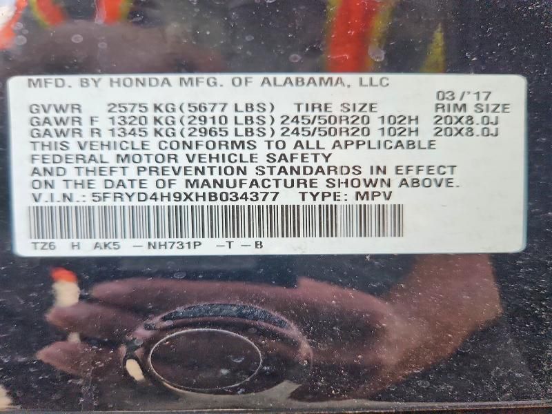 2017 Acura Mdx Advance