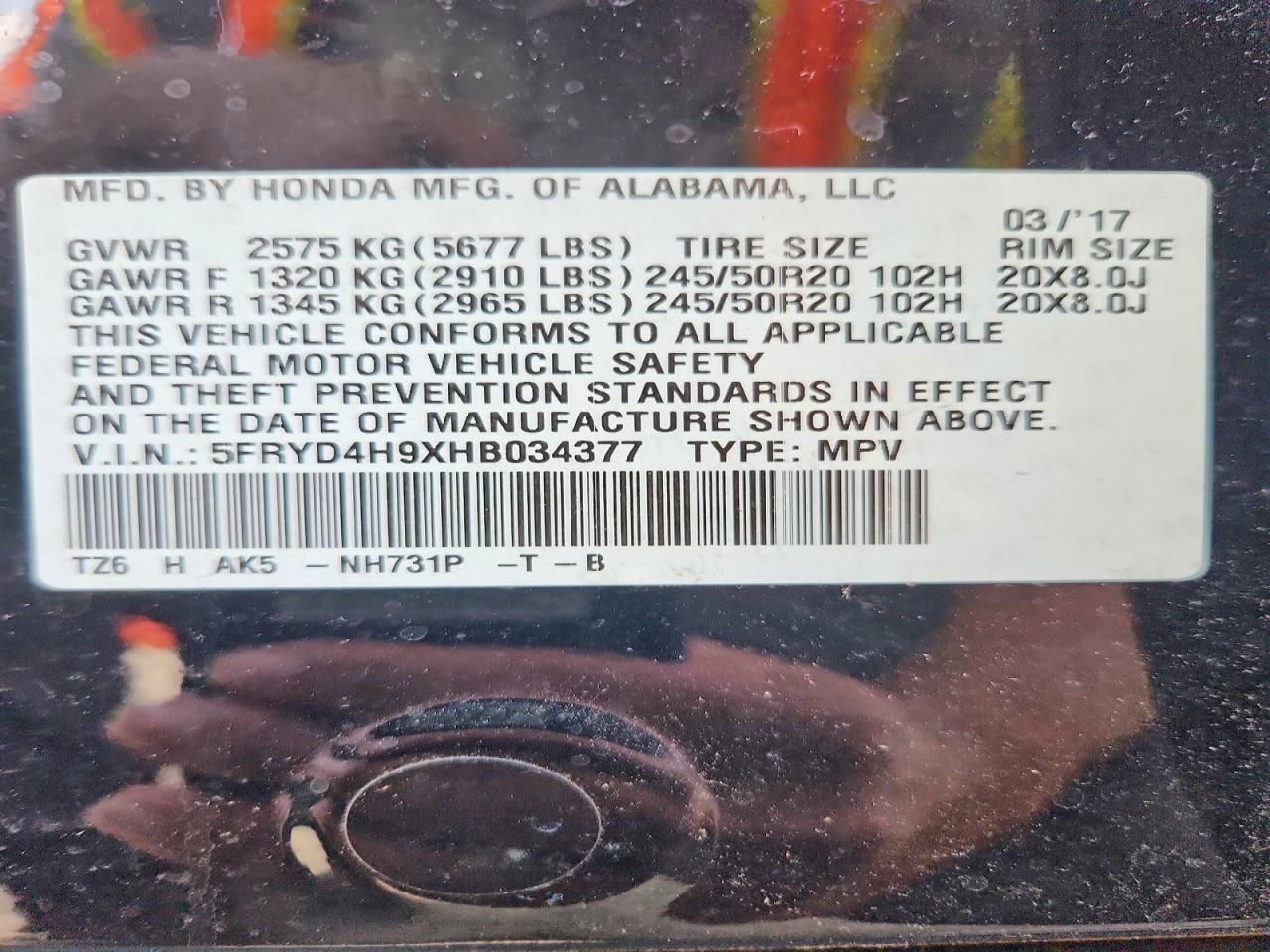 2017 Acura Mdx Advance