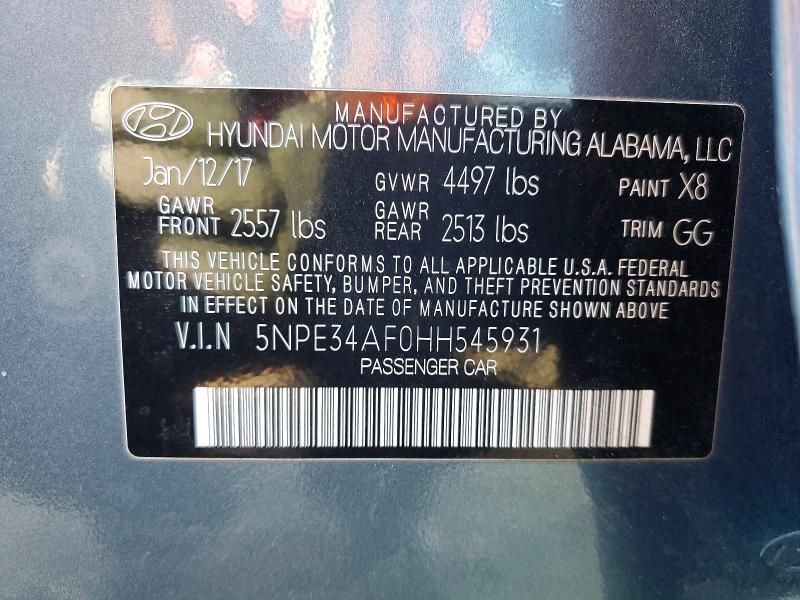 2017 Hyundai Sonata Sport