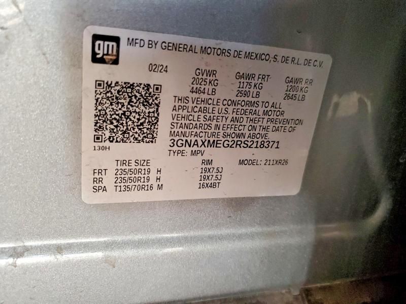 2024 Chevrolet Equinox rs