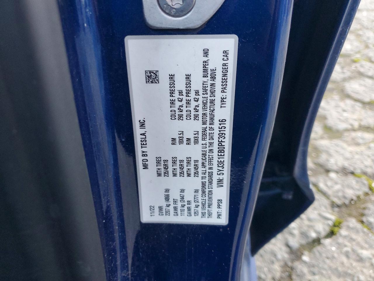 2023 Tesla Model 3