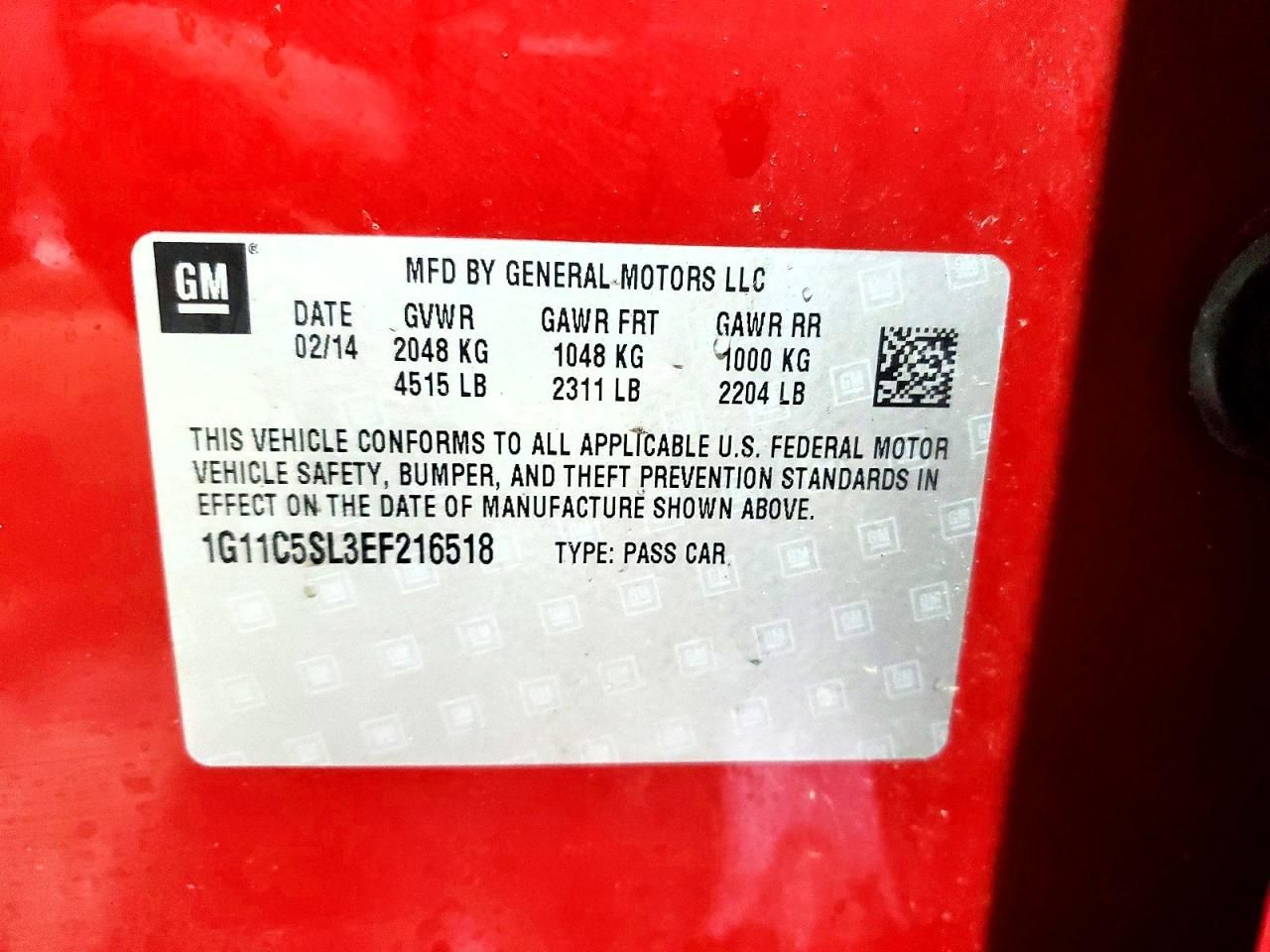 2014 Chevrolet Malibu 1LT