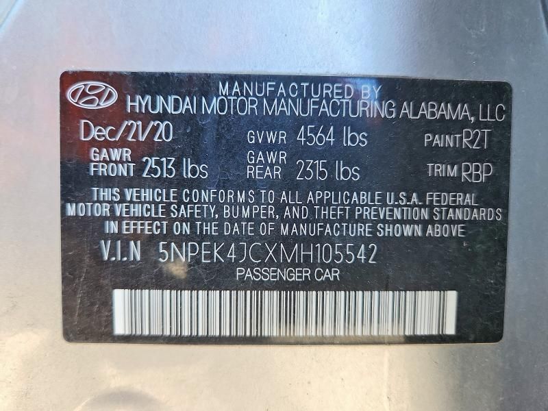 2021 Hyundai Sonata n Line