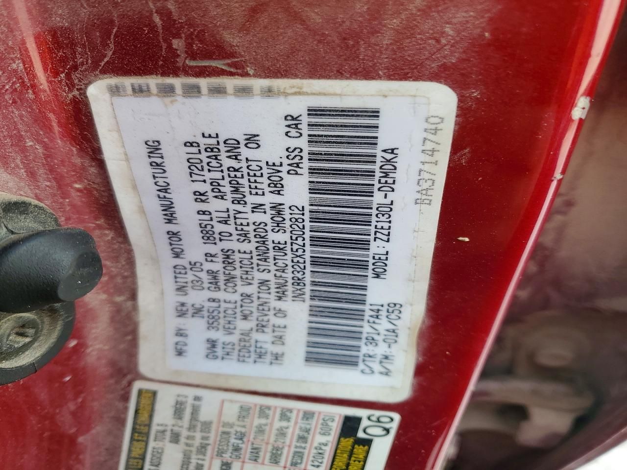 2005 Toyota Corolla ce