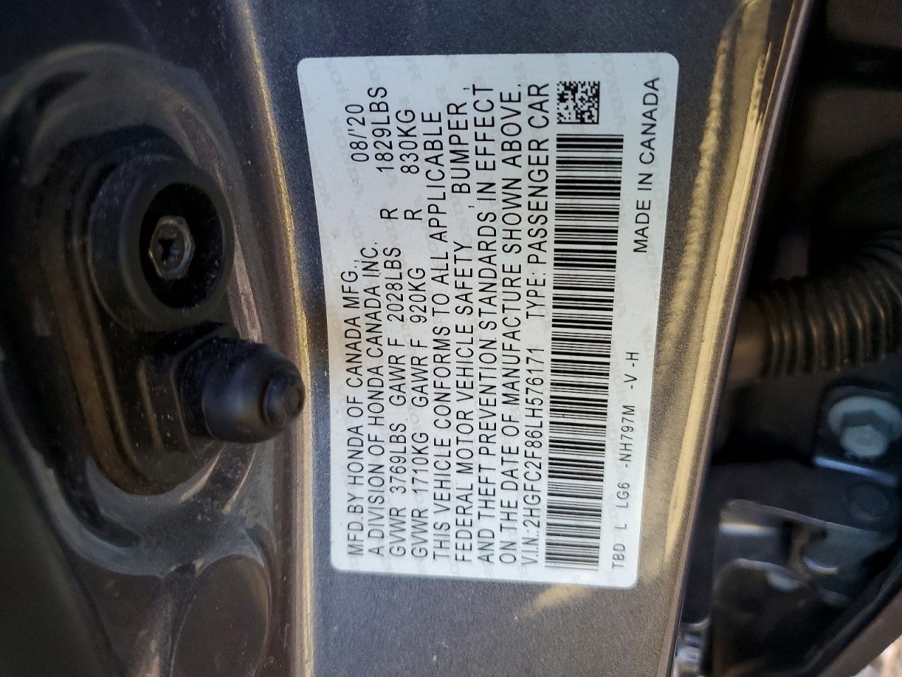 2020 Honda Civic Sport