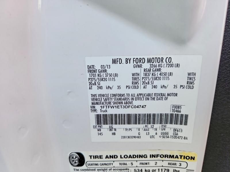 2013 Ford F150 Supercrew