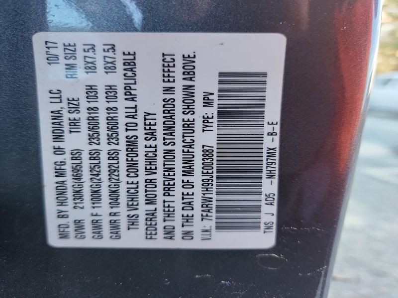 2018 Honda Cr-v Touring