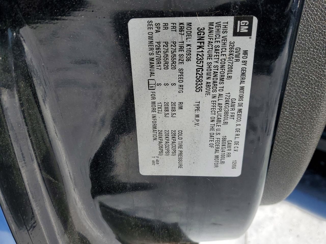 2007 Chevrolet Avalanche K1500