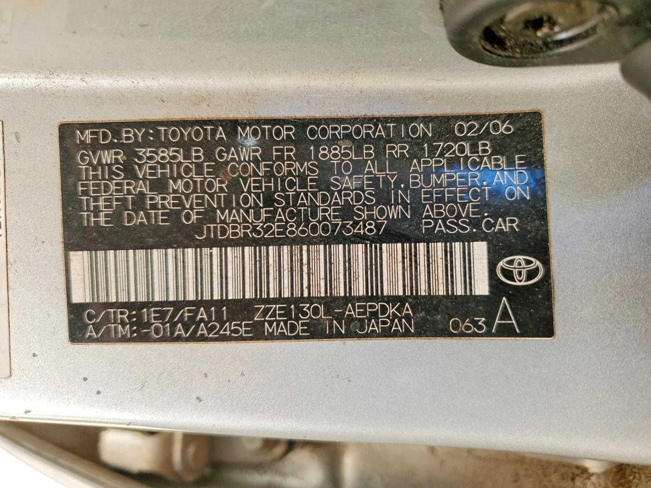 2006 Toyota Corolla ce