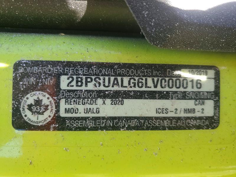 2020 Skidoo Summit X85