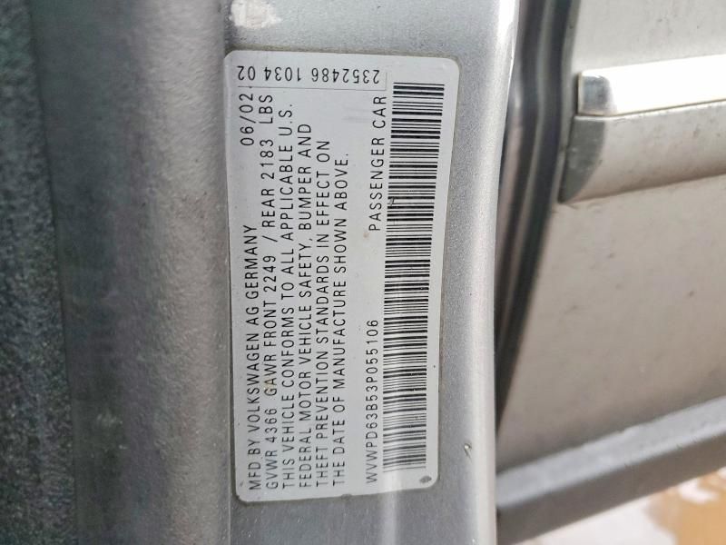 2003 Volkswagen Passat gls