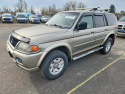 Mitsubishi salvage cars for sale: 2002 Mitsubishi Montero Sport xls