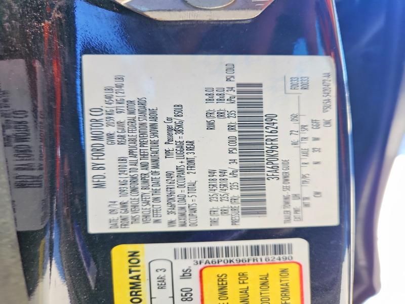 2015 Ford Fusion Titanium