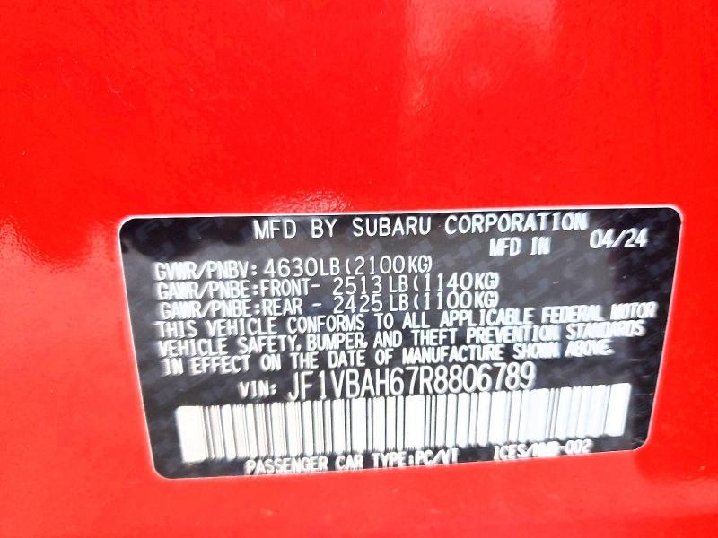 2024 Subaru Wrx Premium