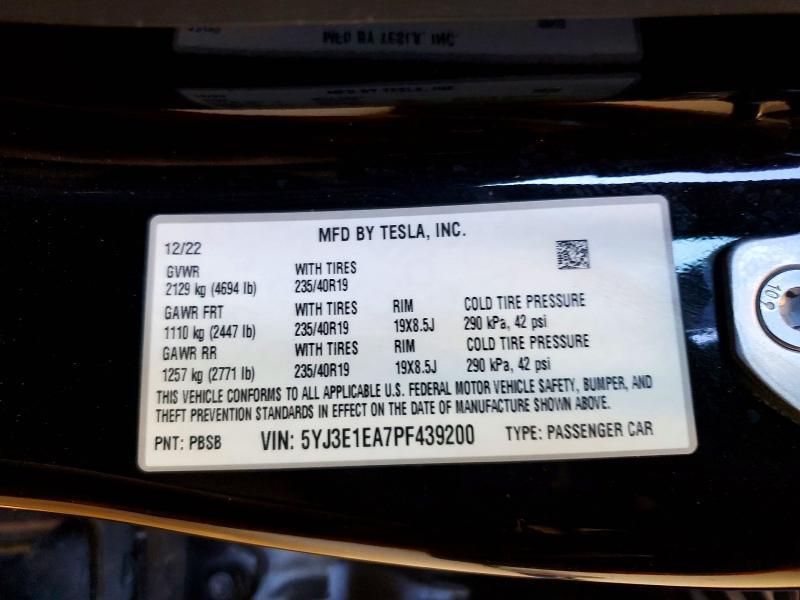 2023 Tesla Model 3