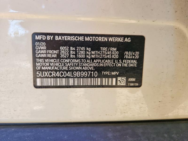2020 BMW X5 Sdrive 40I