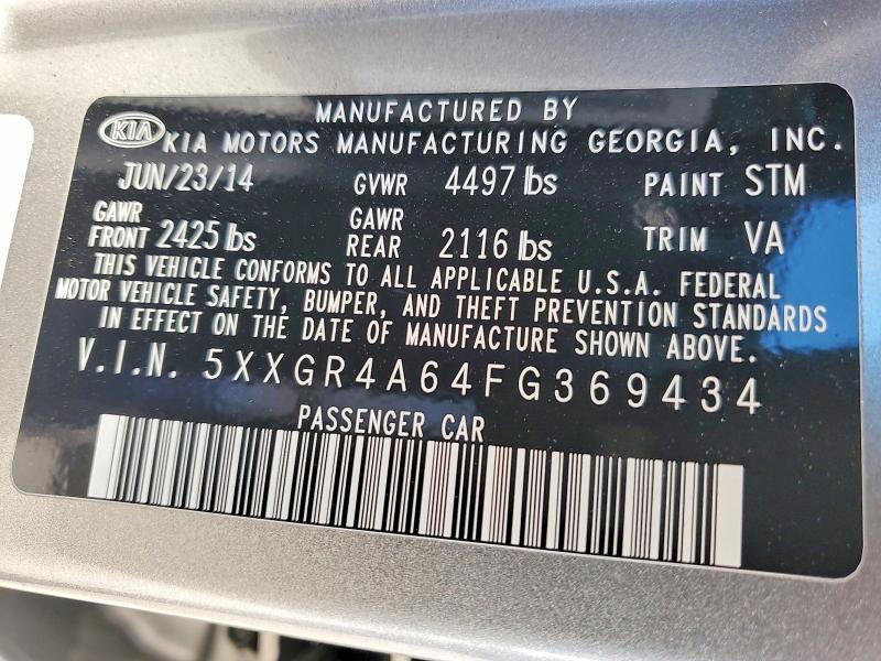 2015 KIA Optima sx