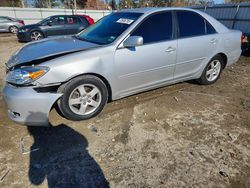 Toyota salvage cars for sale: 2002 Toyota Camry le