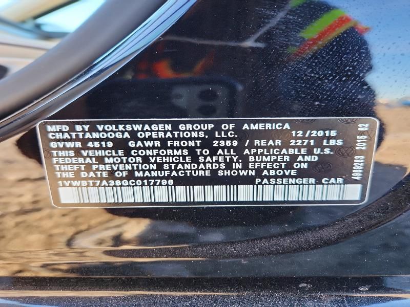 2016 Volkswagen Passat se