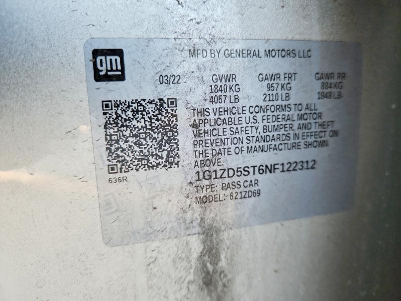 2022 Chevrolet Malibu lt