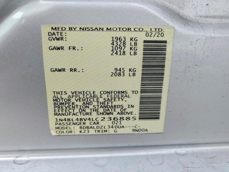 2020 Nissan Altima s