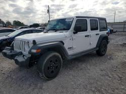 Jeep salvage cars for sale: 2021 Jeep Wrangler Unlimited Sport