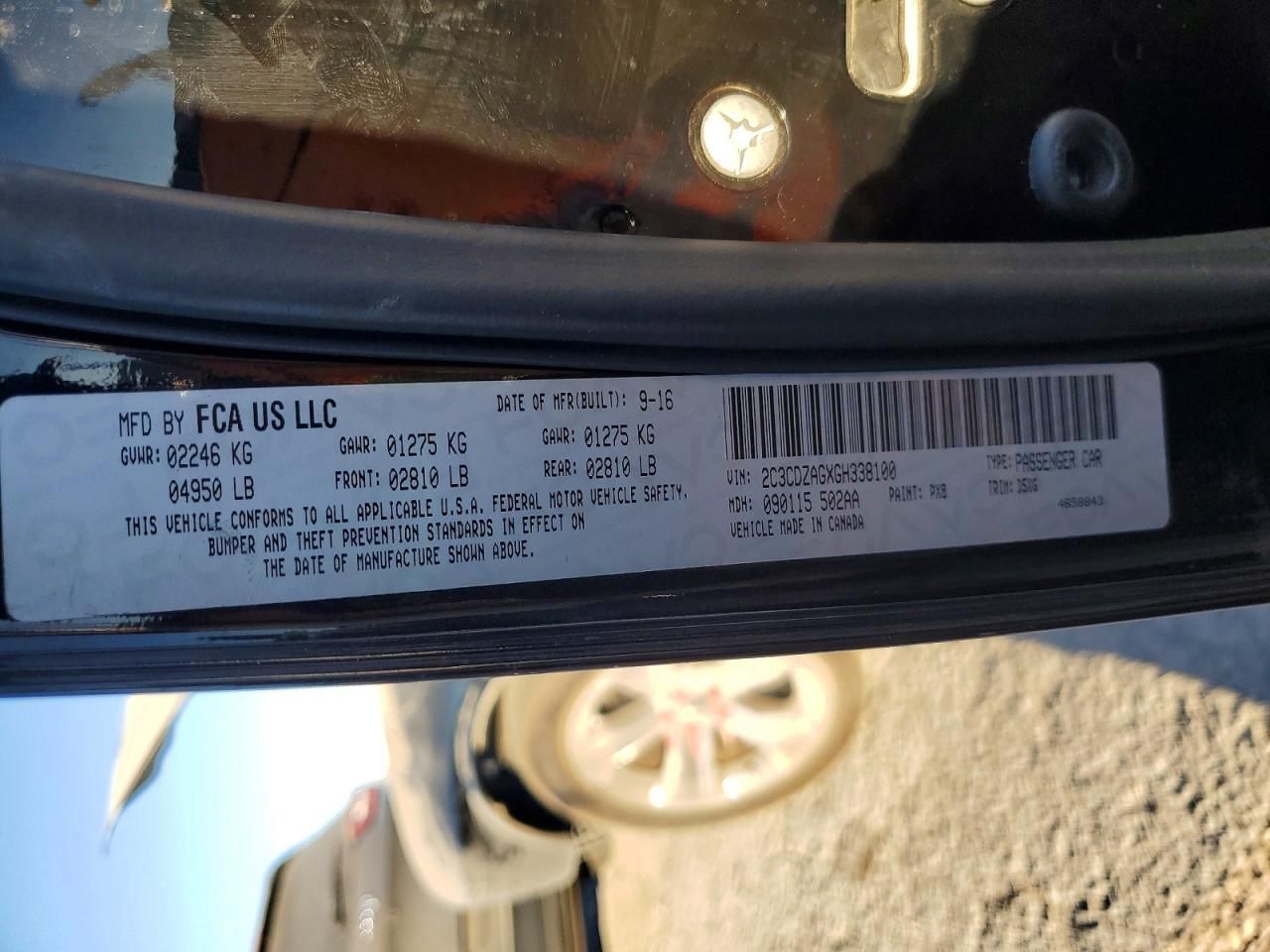 2016 Dodge Challenger sxt