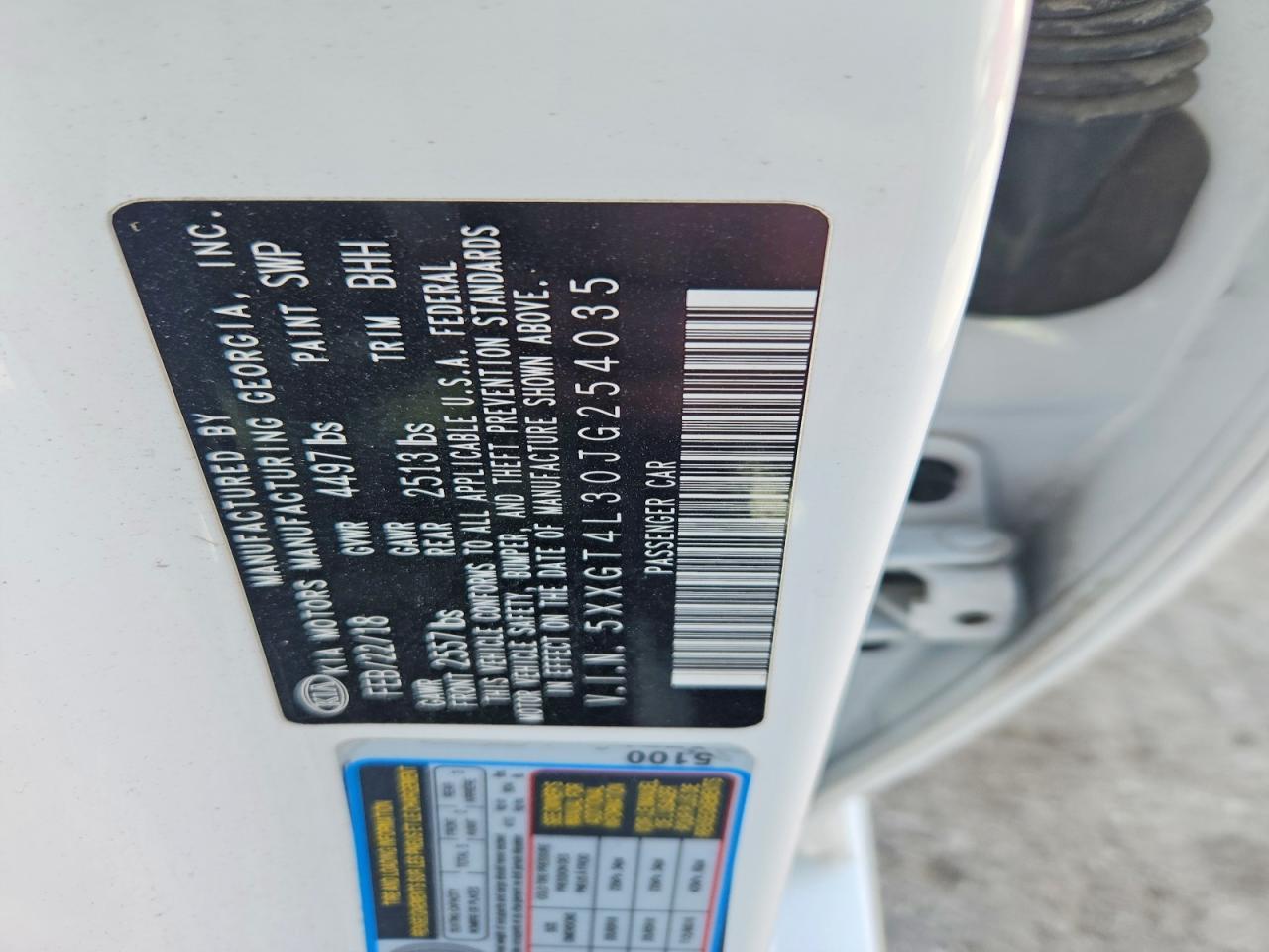 2018 KIA Optima lx
