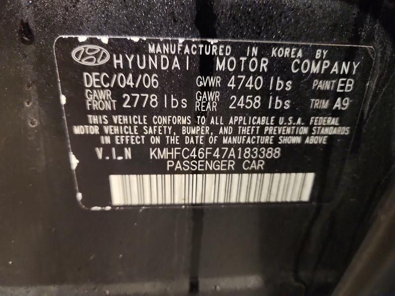 2007 Hyundai Azera se