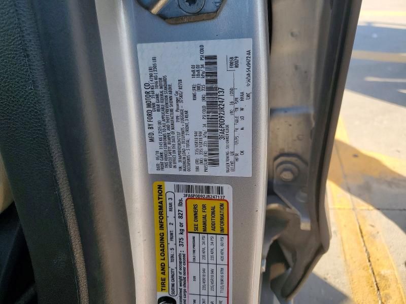 2018 Ford Fusion Titanium/platinum