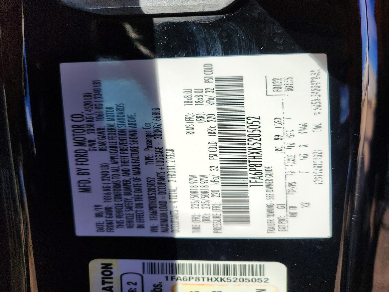 2019 Ford Mustang