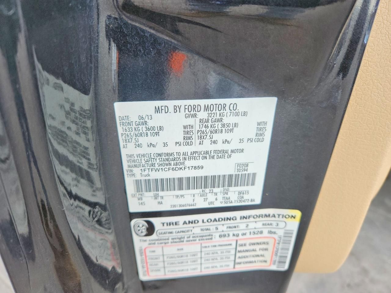 2013 Ford F150 Supercrew