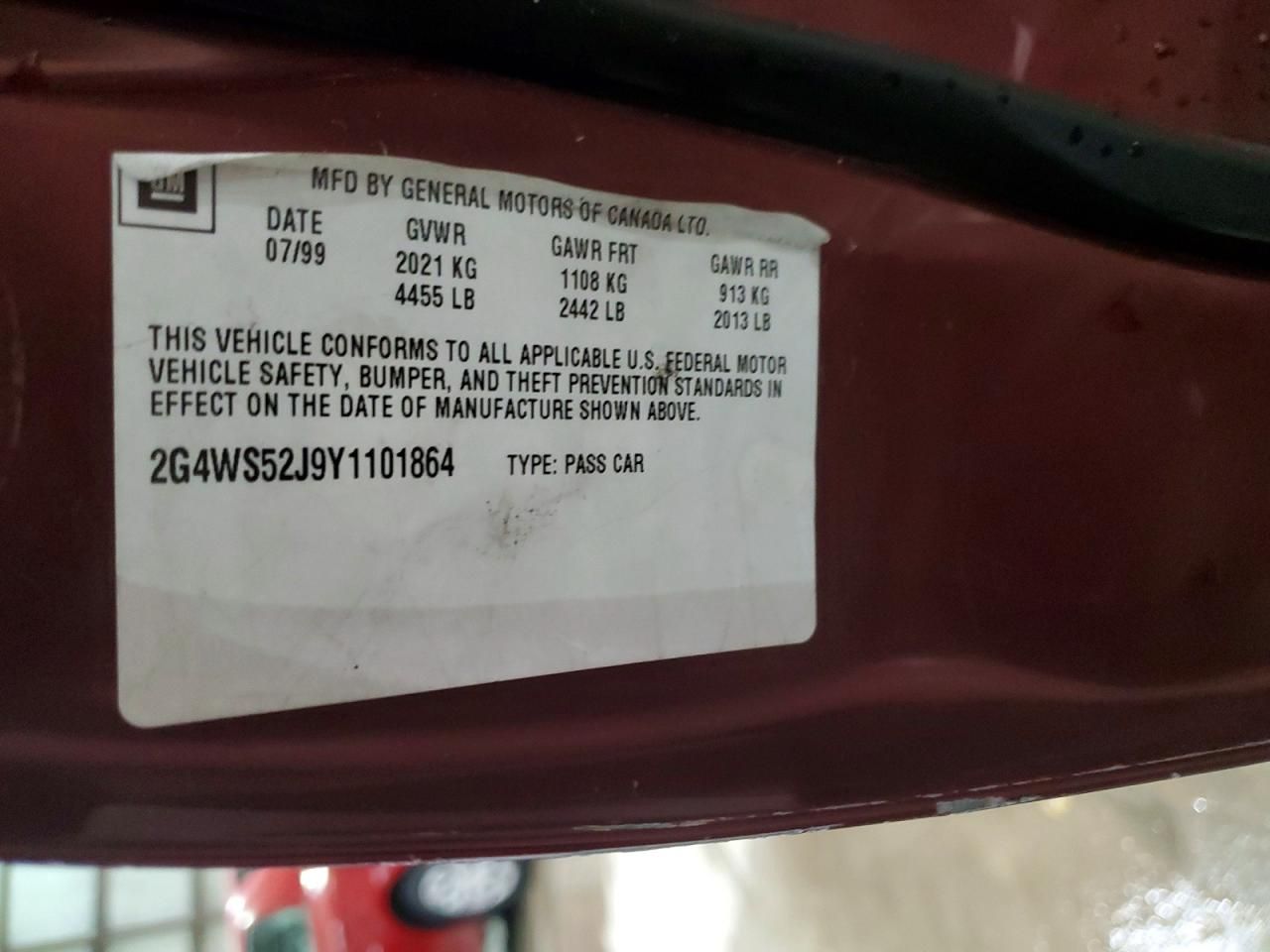 2000 Buick Century Custom