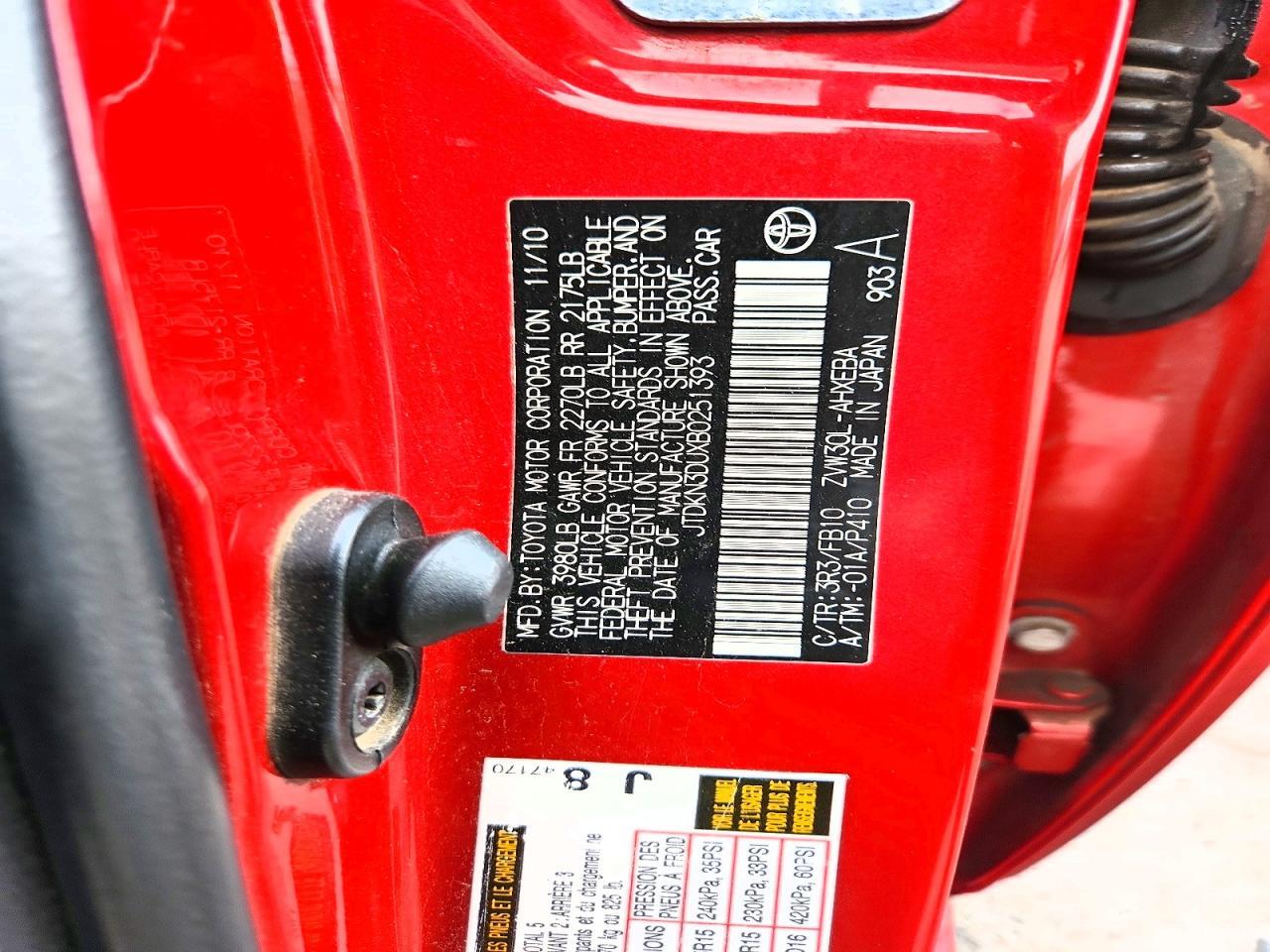 2011 Toyota Prius Three