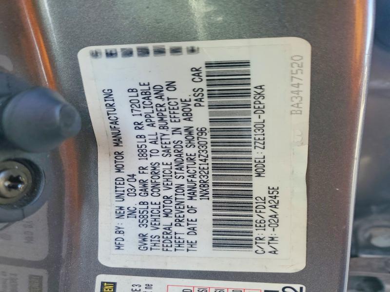 2004 Toyota Corolla s