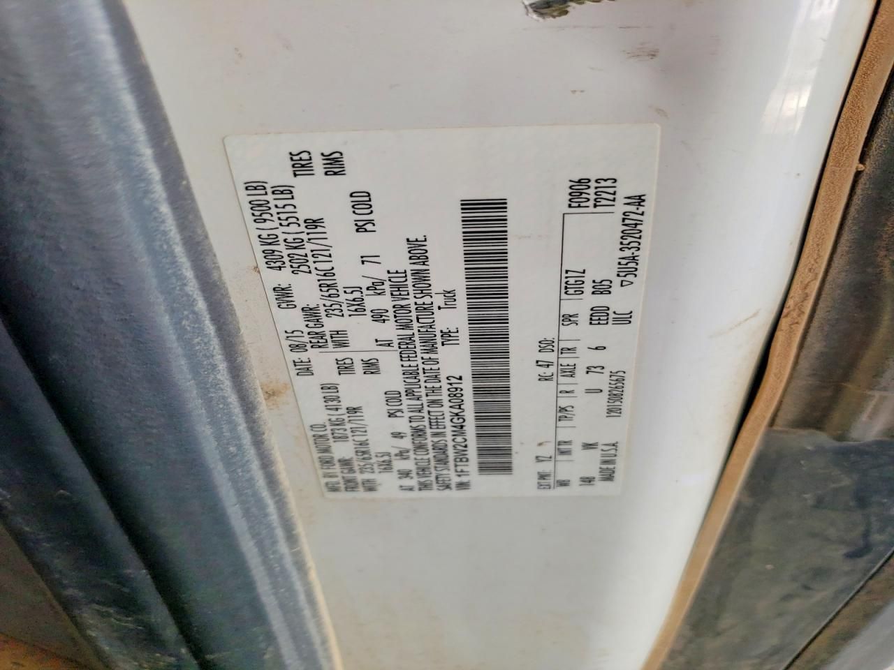 2016 Ford Transit 350 Utility / Service Van