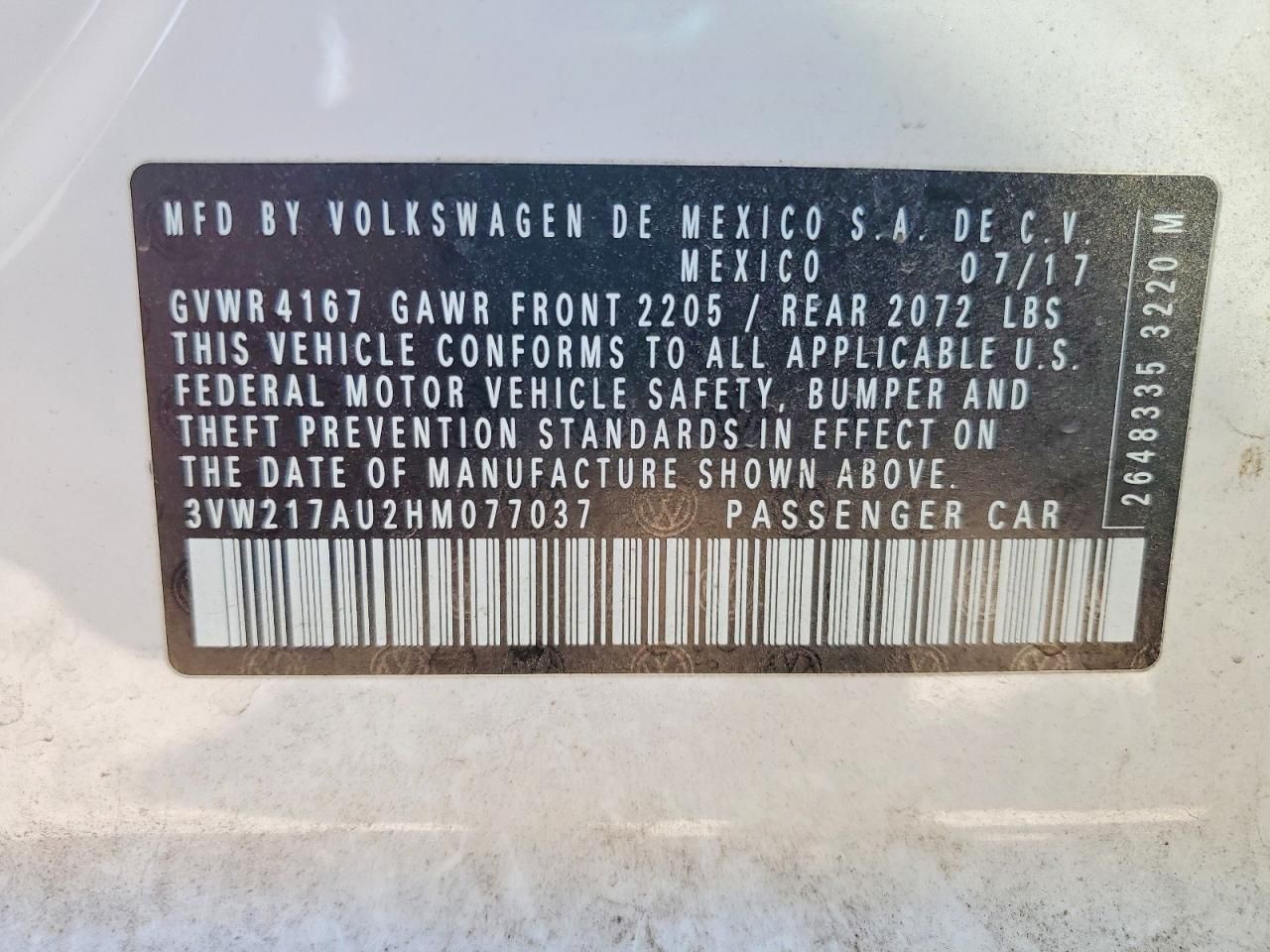 2017 Volkswagen Golf s