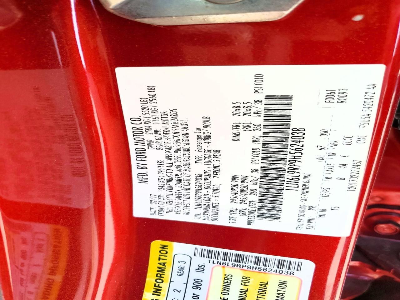 2017 Lincoln Continental Reserve